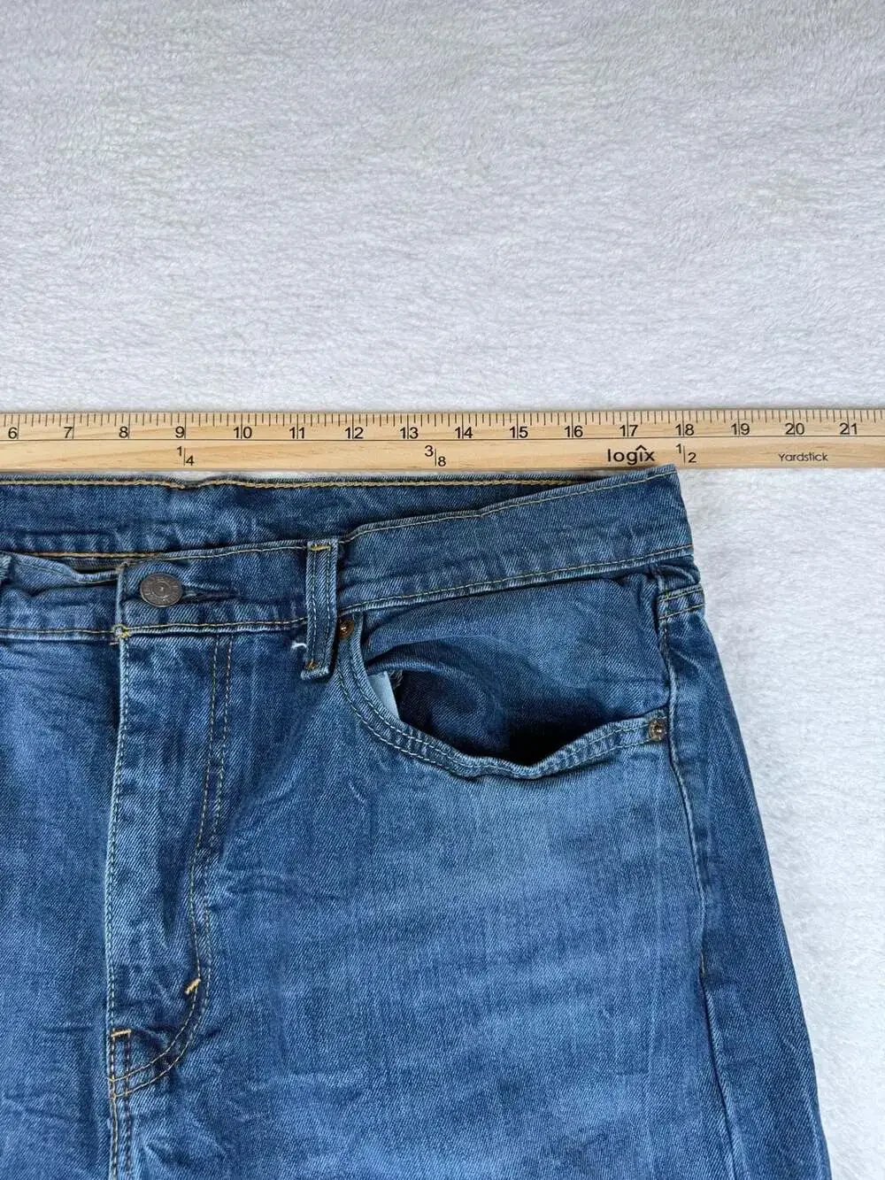 Levi's 527 Men's Slim Bootcut Medium Wash Blue Jeans Size 36x30